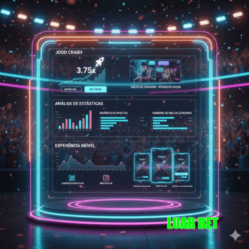 Jogue Crash e ganhe alto na LUAR BET!