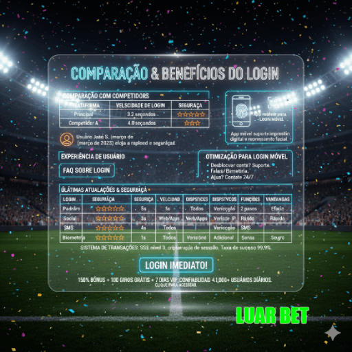 Figura 2 do login da LUAR BET